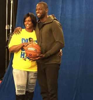 Wallace’s ex-wife Mary Babers and son Draymond Green